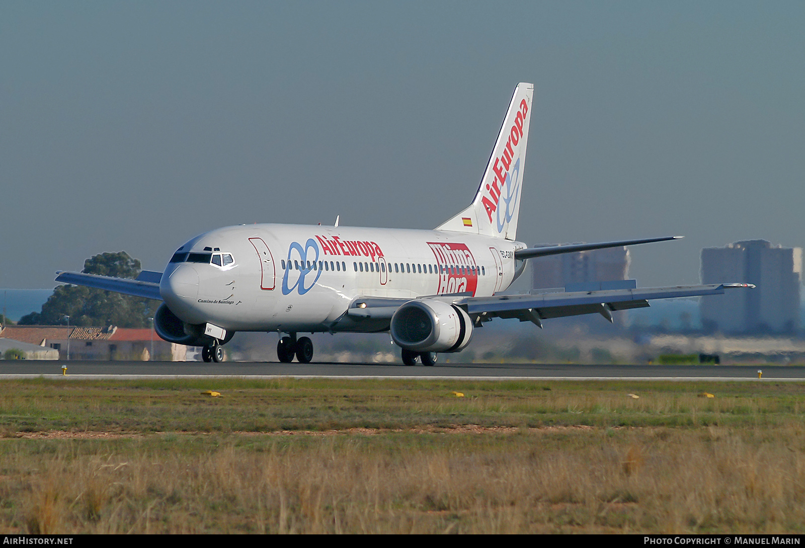 Aircraft Photo of EC-GMY | Boeing 737-36Q | Air Europa | AirHistory.net #599456