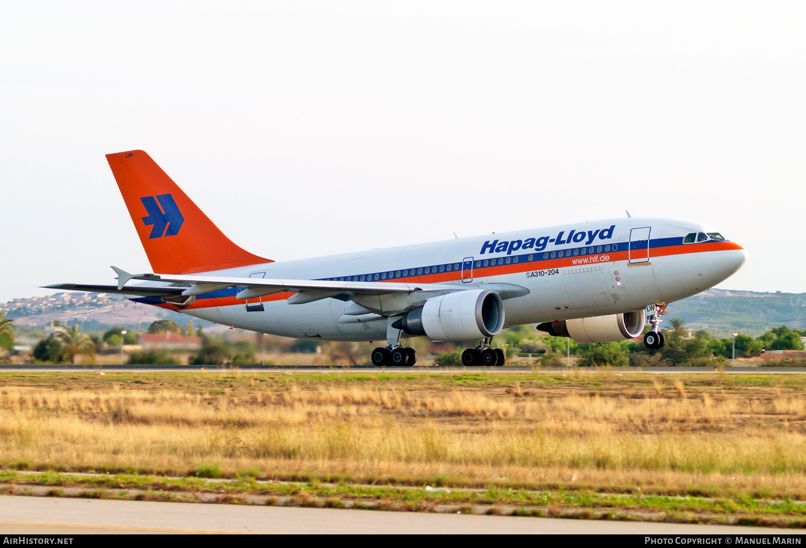 Aircraft Photo of D-AHLW | Airbus A310-204 | Hapag-Lloyd | AirHistory.net #599466