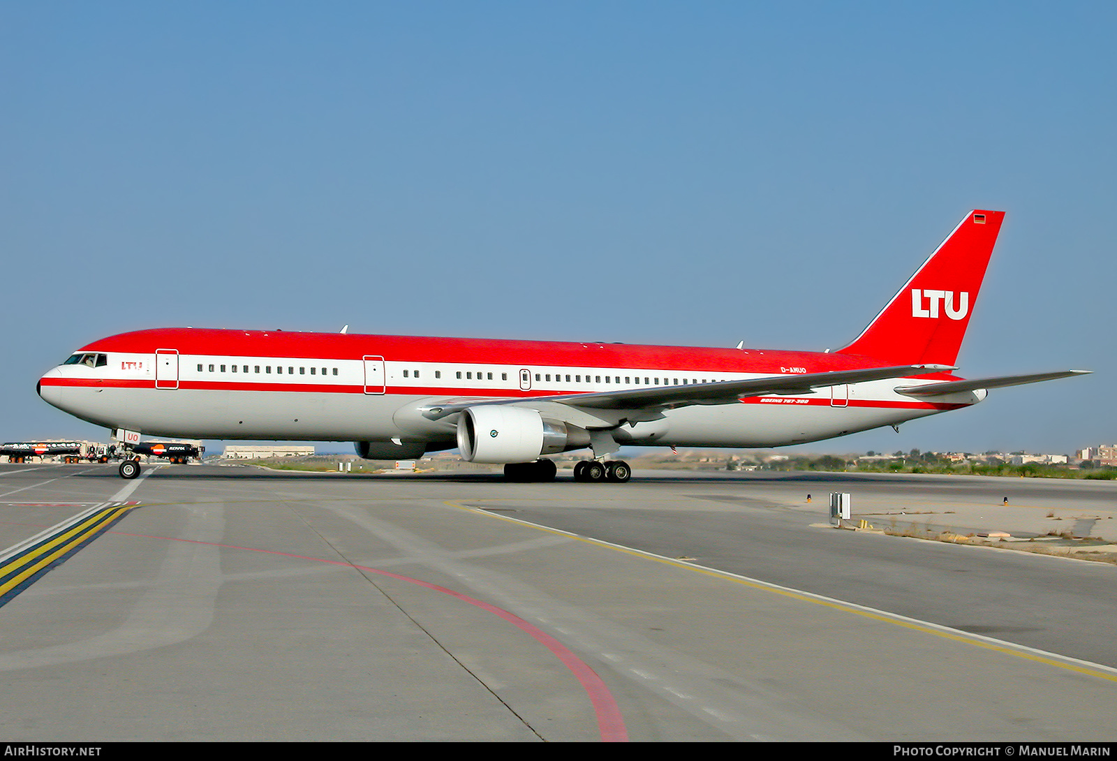 Aircraft Photo of D-AMUO | Boeing 767-3G5/ER | LTU - Lufttransport-Unternehmen | AirHistory.net #599469