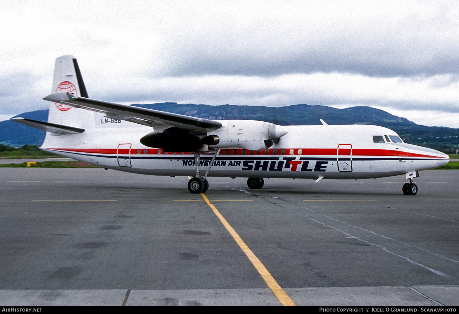 Aircraft Photo of LN-BBB | Fokker 50 | Norwegian Air Shuttle - NAS | AirHistory.net #599476