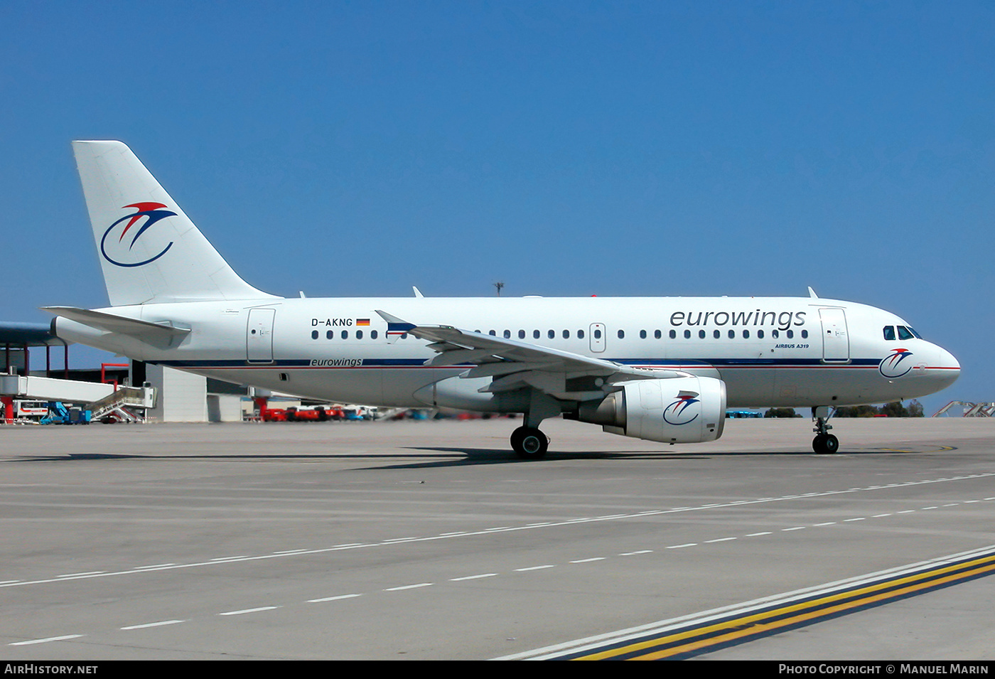 Aircraft Photo of D-AKNG | Airbus A319-112 | Eurowings | AirHistory.net #599481