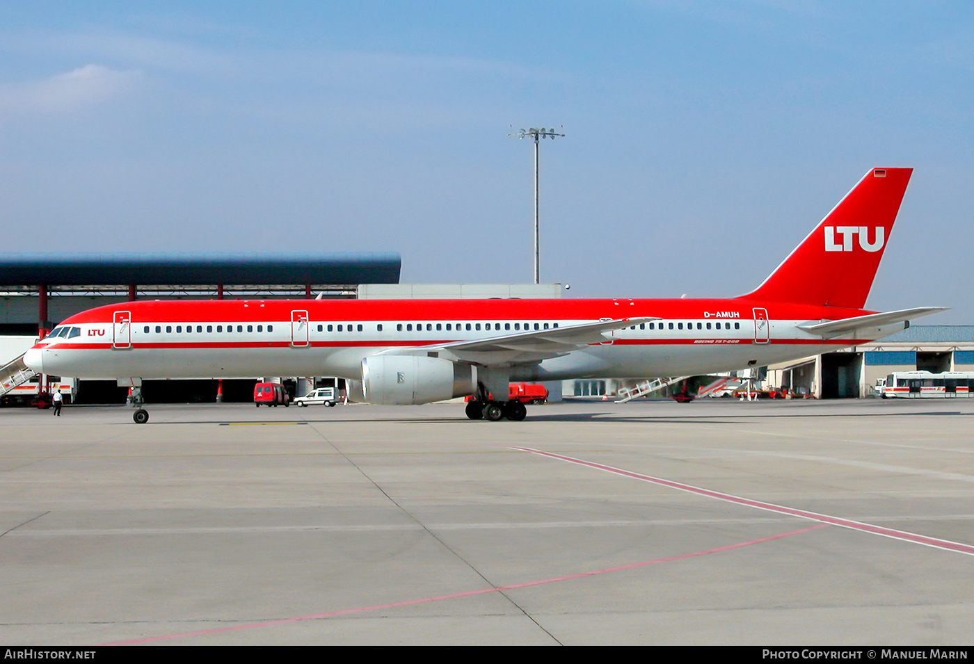Aircraft Photo of D-AMUH | Boeing 757-2G5 | LTU - Lufttransport-Unternehmen | AirHistory.net #599494