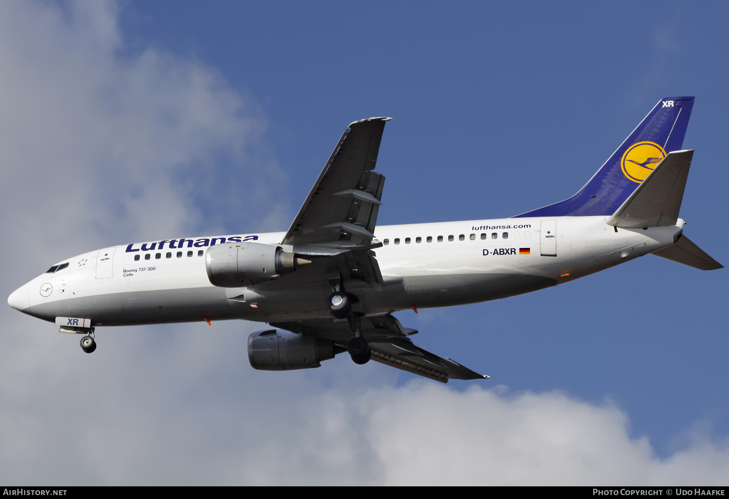 Aircraft Photo of D-ABXR | Boeing 737-330 | Lufthansa | AirHistory.net #599501