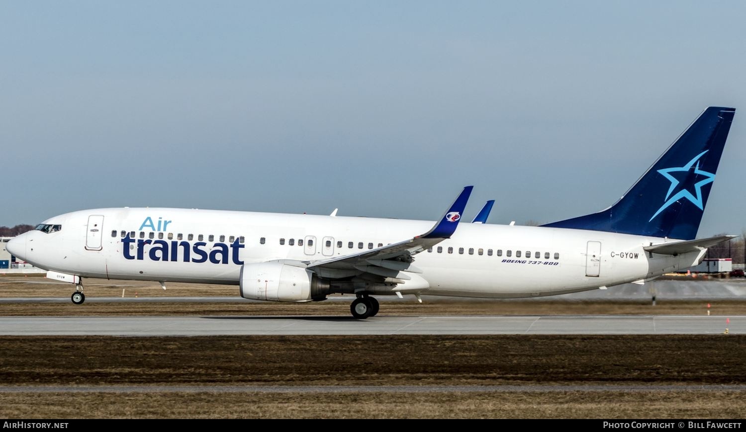 Aircraft Photo of C-GYQW | Boeing 737-8FN | Air Transat | AirHistory.net #599558