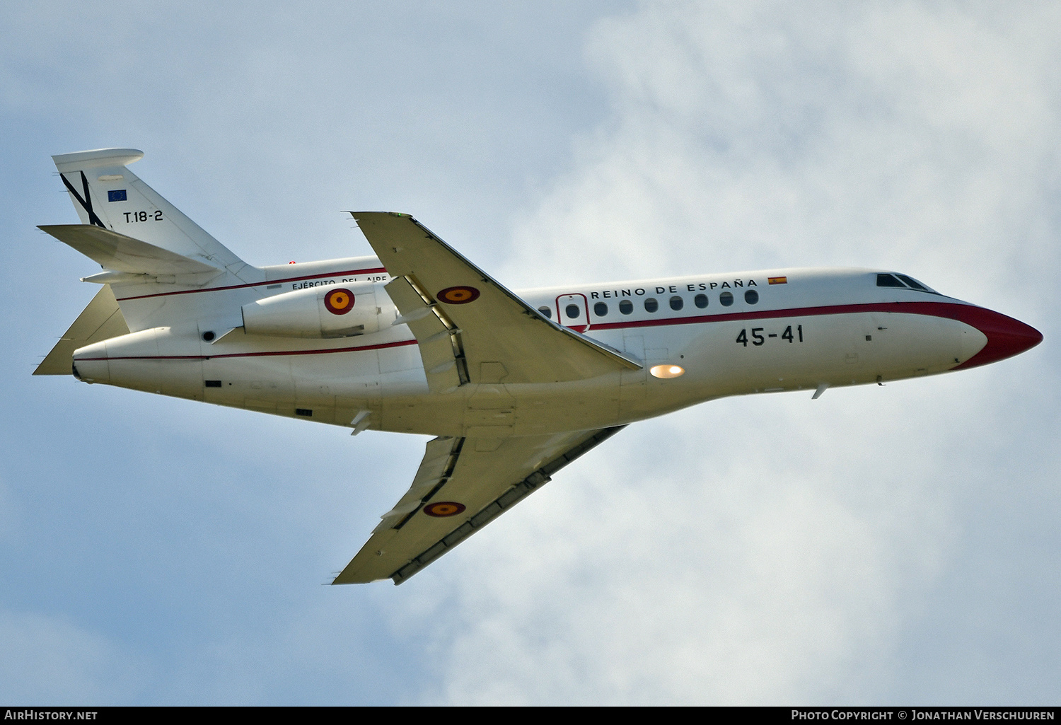 Aircraft Photo of T18-2 | Dassault Falcon 900B | Spain - Air Force | AirHistory.net #599590