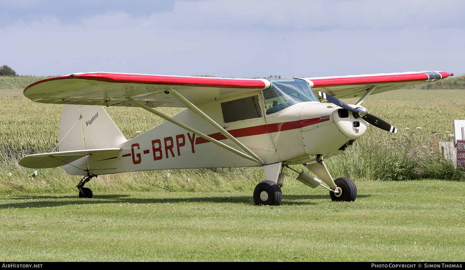 Aircraft Photo of G-BRPY | Piper PA-15 Vagabond | AirHistory.net #599594
