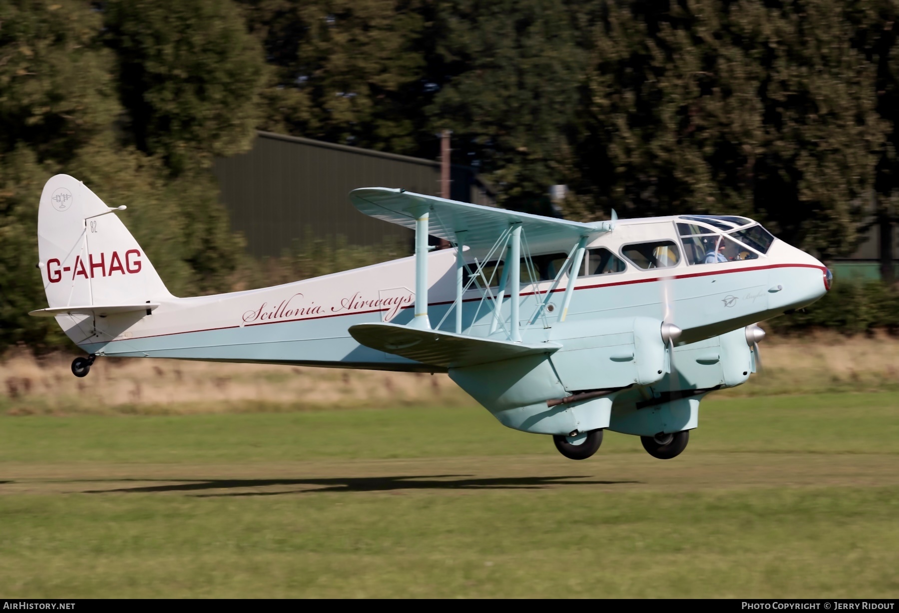 Aircraft Photo of G-AHAG | De Havilland D.H. 89A Dragon Rapide | Scillonia Airways | AirHistory.net #599619