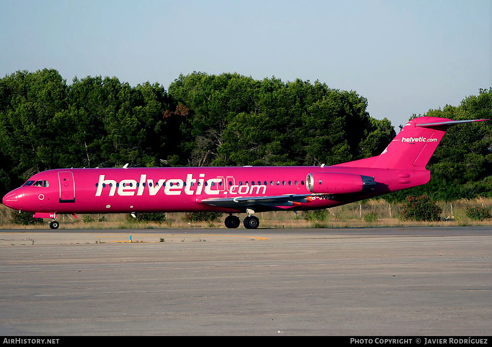 Aircraft Photo of HB-JVD | Fokker 100 (F28-0100) | Helvetic Airways | AirHistory.net #599691
