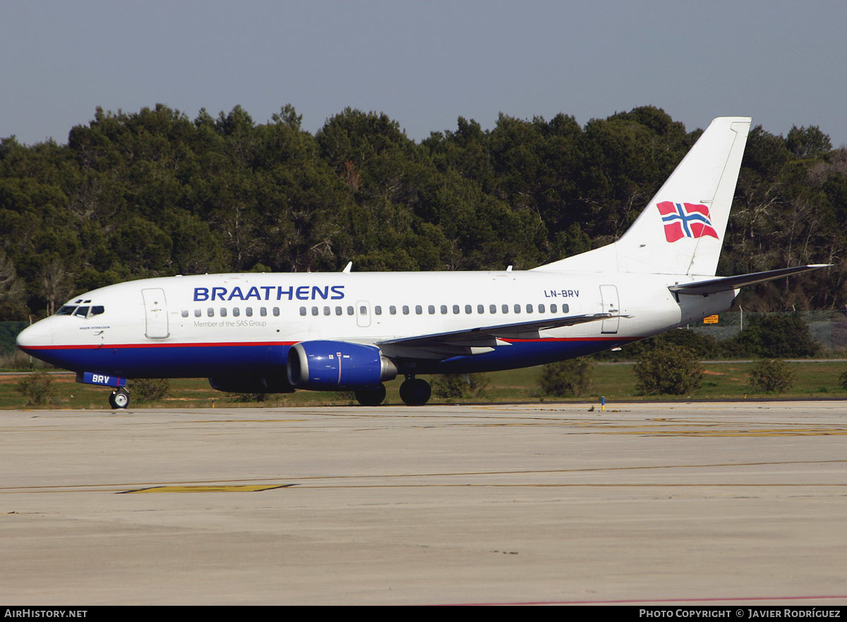 Aircraft Photo of LN-BRV | Boeing 737-505 | Braathens | AirHistory.net #599706