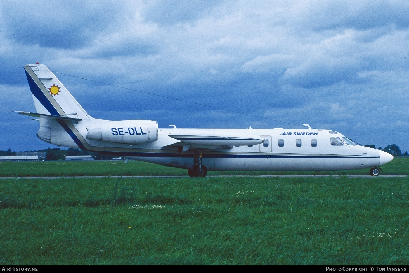 Aircraft Photo of SE-DLL | Israel Aircraft Industries IAI-1124 Westwind 1 | Air Sweden | AirHistory.net #599713
