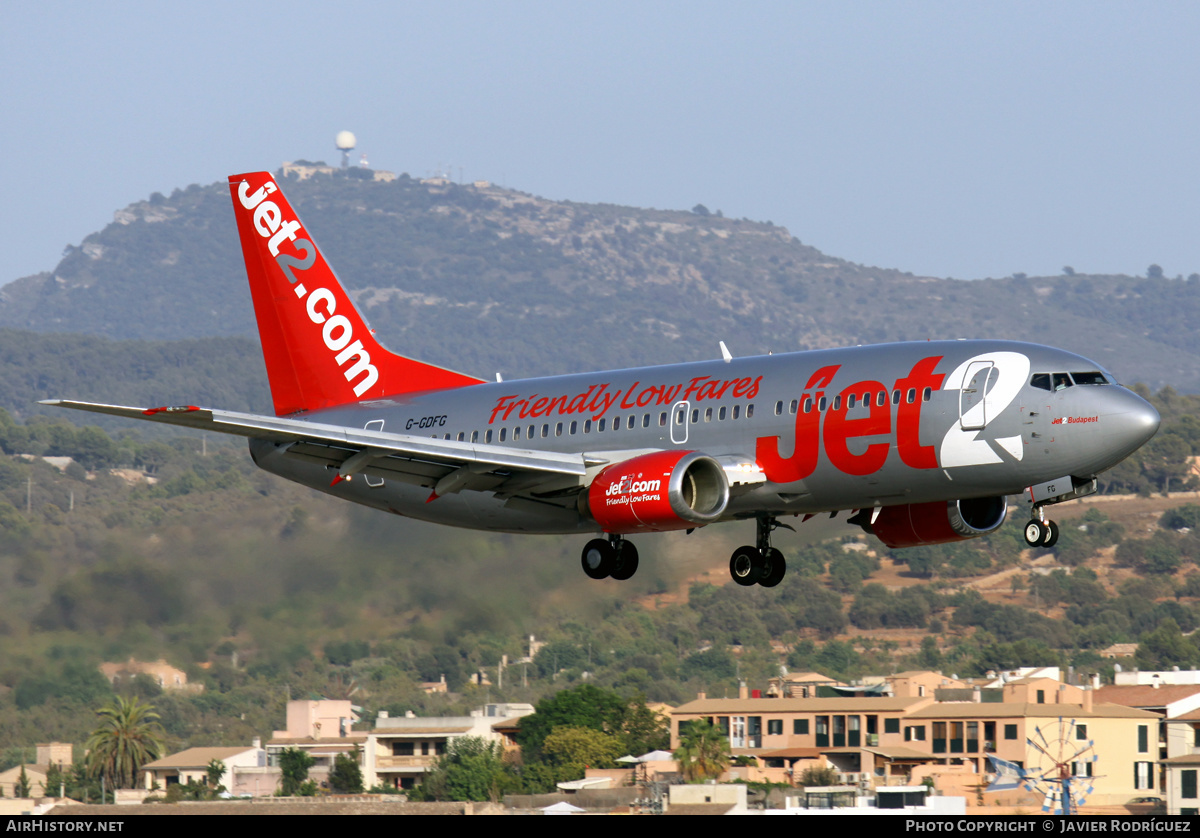 Aircraft Photo of G-GDFG | Boeing 737-36Q | Jet2 | AirHistory.net #599731