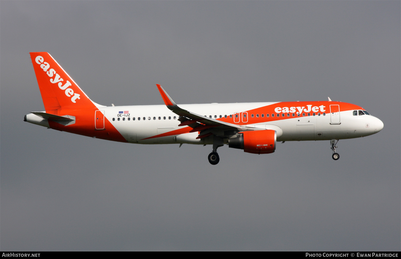 Aircraft Photo of OE-IJZ | Airbus A320-214 | EasyJet | AirHistory.net #599744