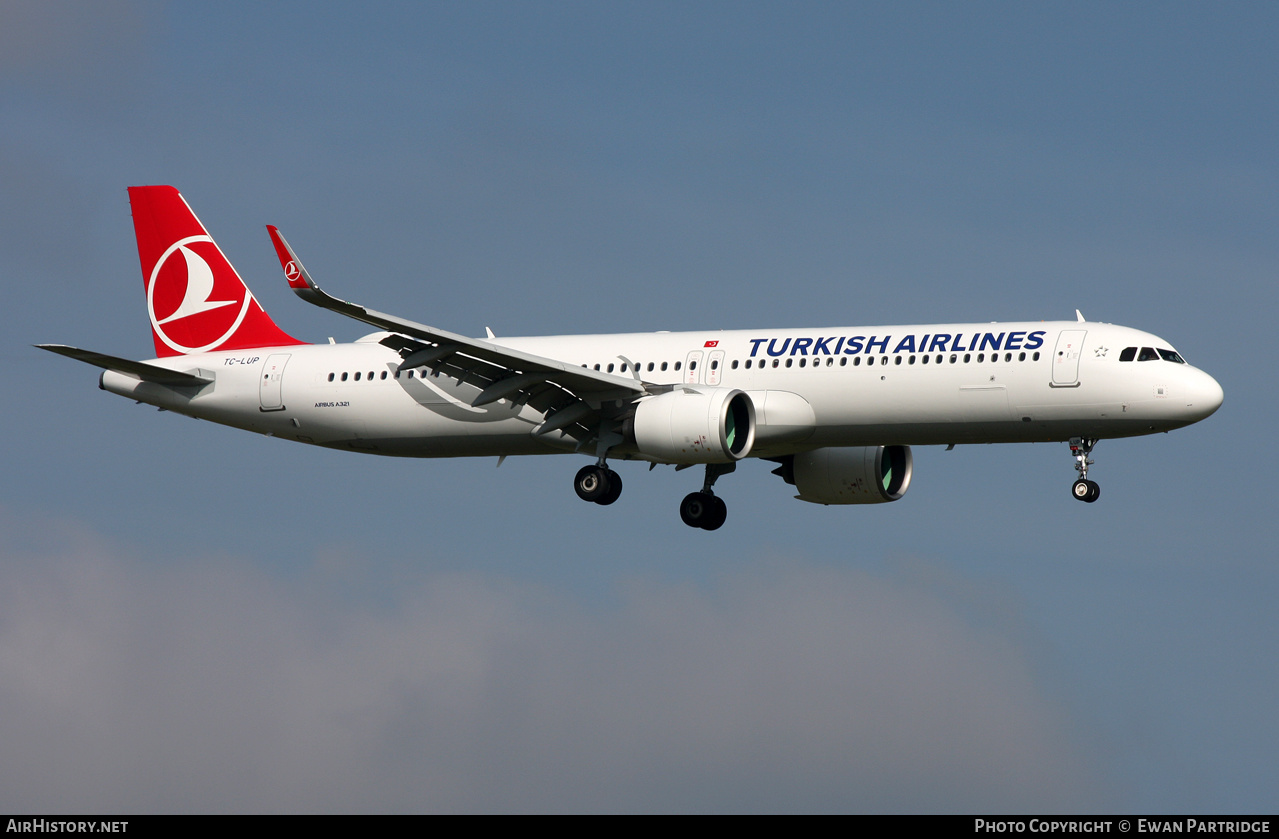 Aircraft Photo of TC-LUP | Airbus A321-271NX | AirHistory.net #599752