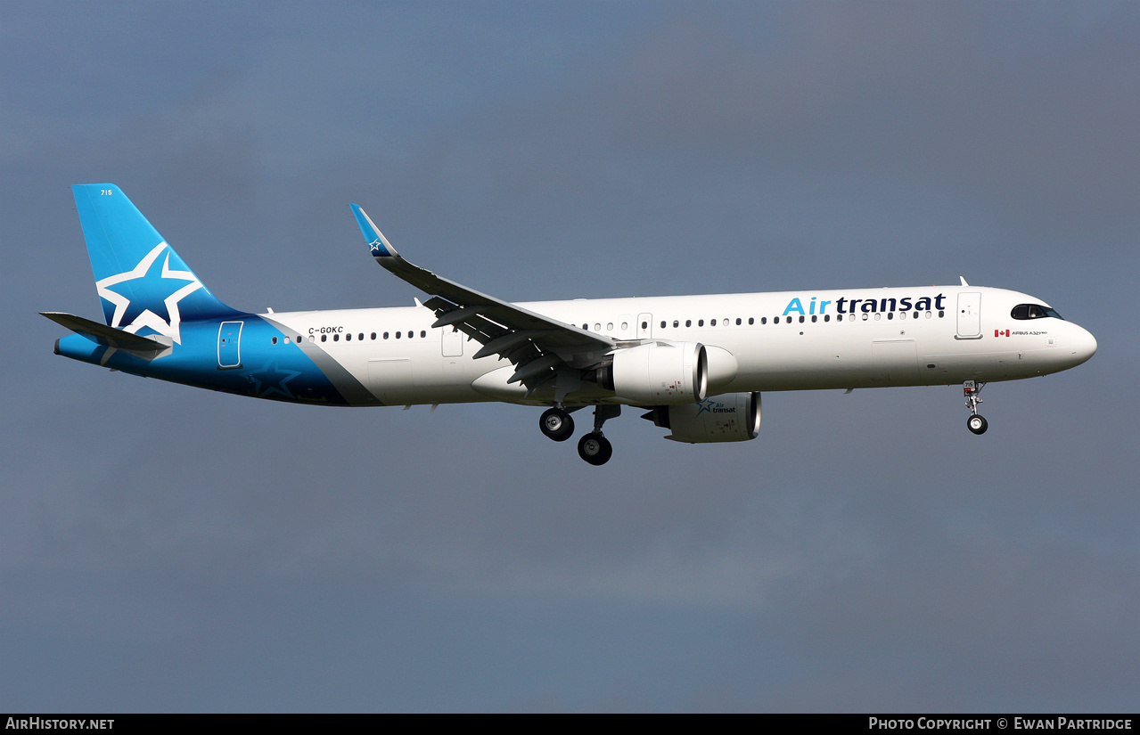 Aircraft Photo of C-GOKC | Airbus A321-271NX | Air Transat | AirHistory.net #599759
