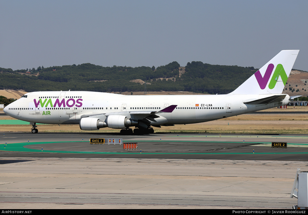 Aircraft Photo of EC-LNA | Boeing 747-446 | Wamos Air | AirHistory.net #599771