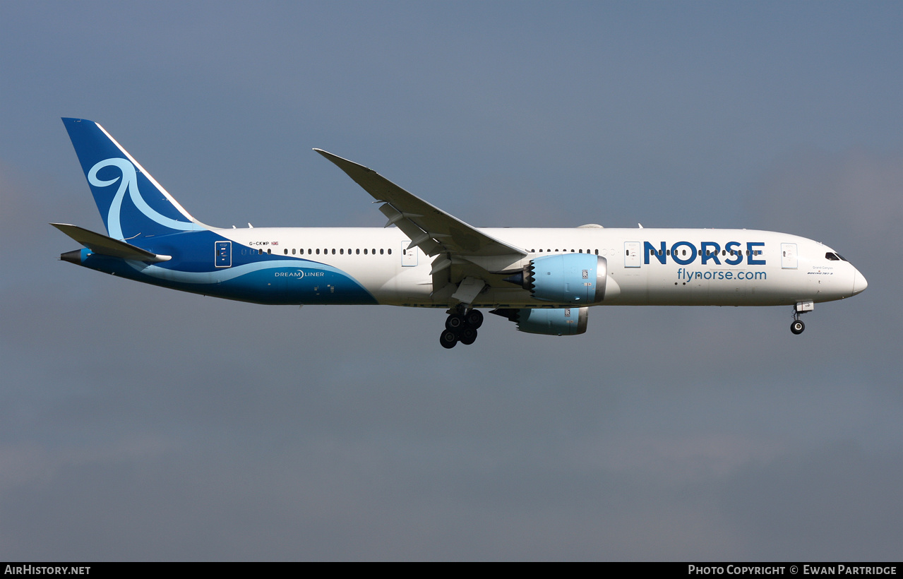 Aircraft Photo of G-CKWP | Boeing 787-9 Dreamliner | Norse Atlantic Airways | AirHistory.net #599780