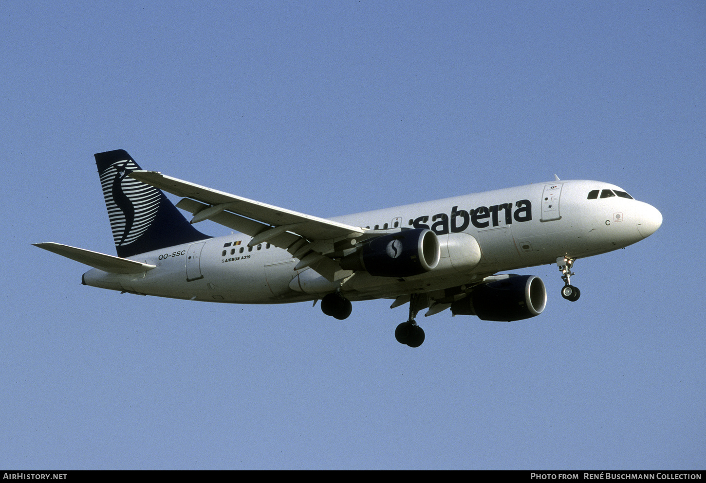 Aircraft Photo of OO-SSC | Airbus A319-112 | Sabena | AirHistory.net #599781