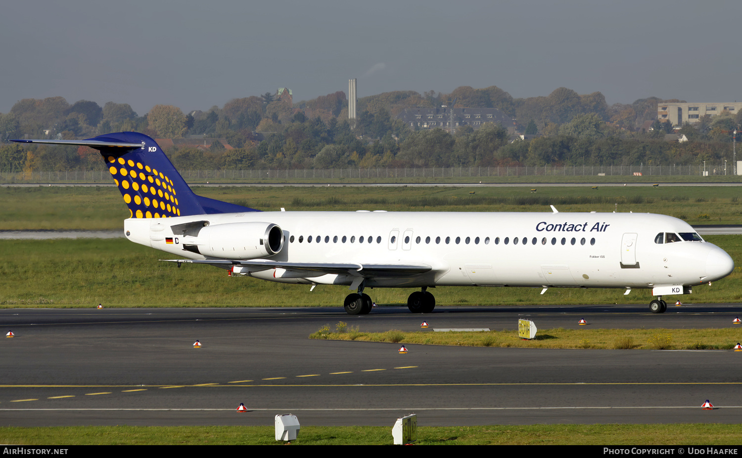 Aircraft Photo of D-AFKD | Fokker 100 (F28-0100) | Contact Air | AirHistory.net #599794