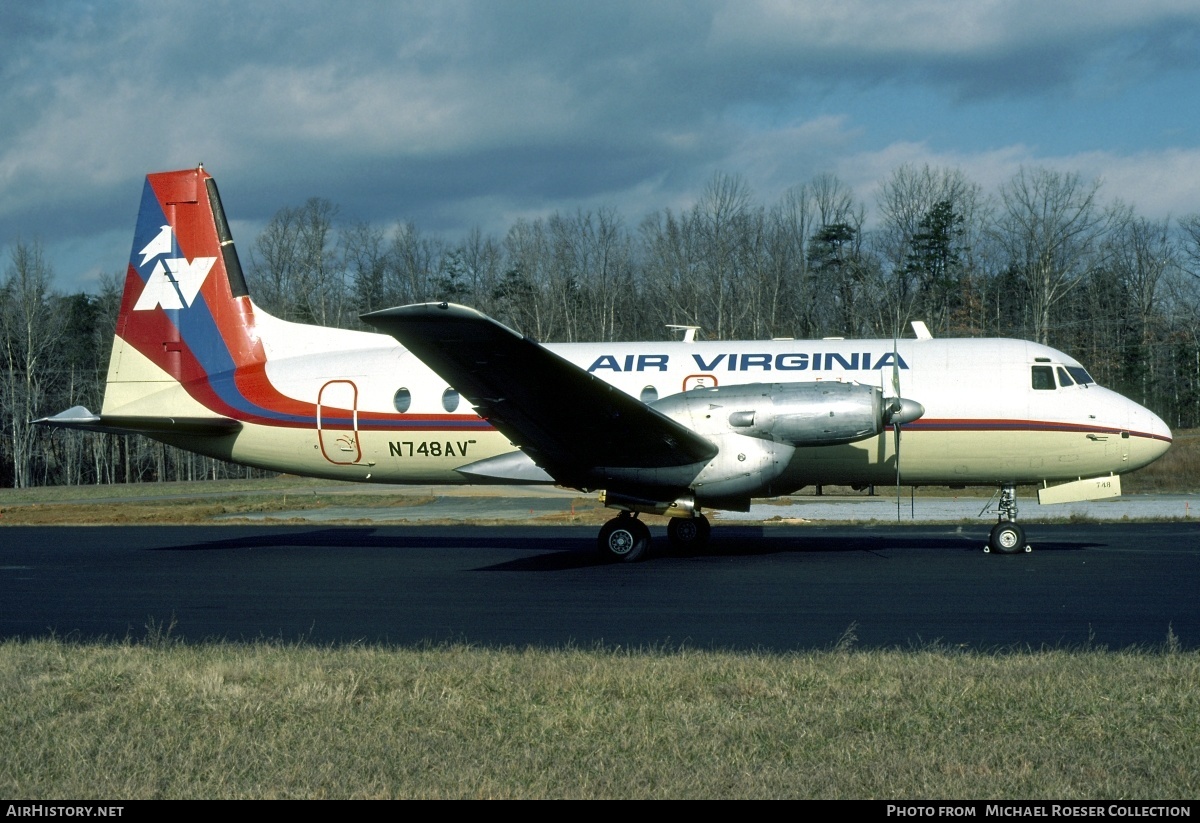 Aircraft Photo of N748AV | British Aerospace BAe-748 Srs2B/FAA | Air Virginia | AirHistory.net #599843