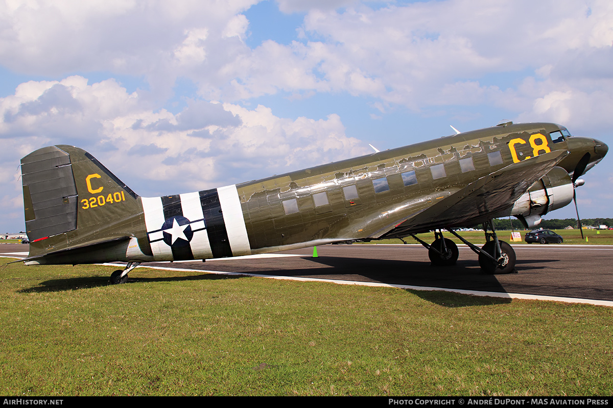 Aircraft Photo of N33VW / 320401 | Douglas C-47A Skytrain | USA - Air Force | AirHistory.net #599859