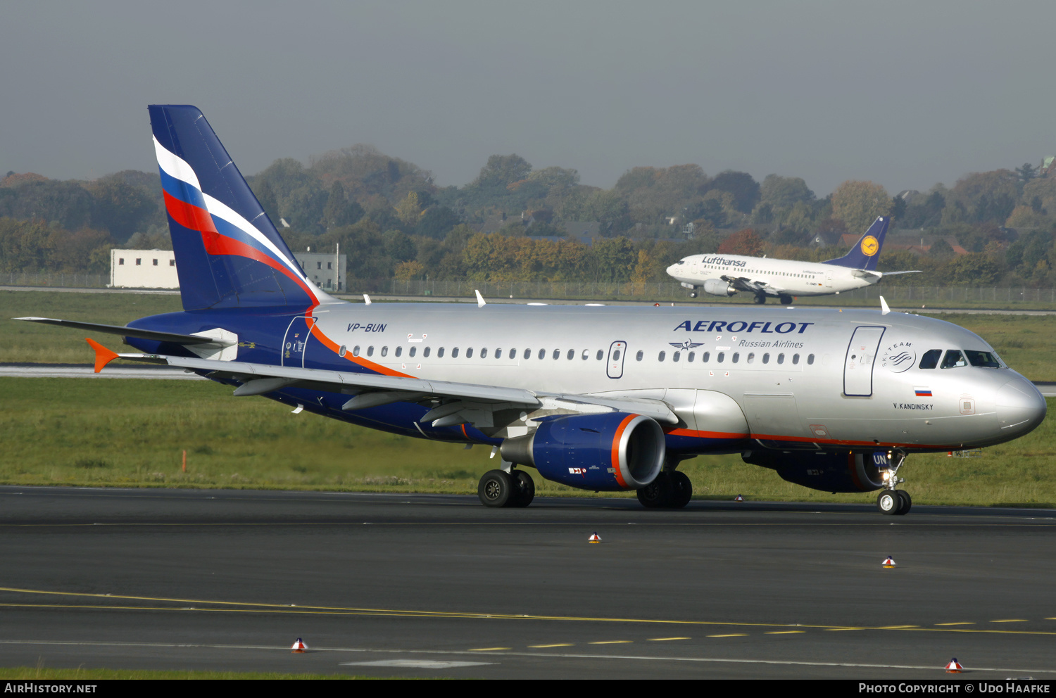 Aircraft Photo of VP-BUN | Airbus A319-112 | Aeroflot - Russian Airlines | AirHistory.net #599874