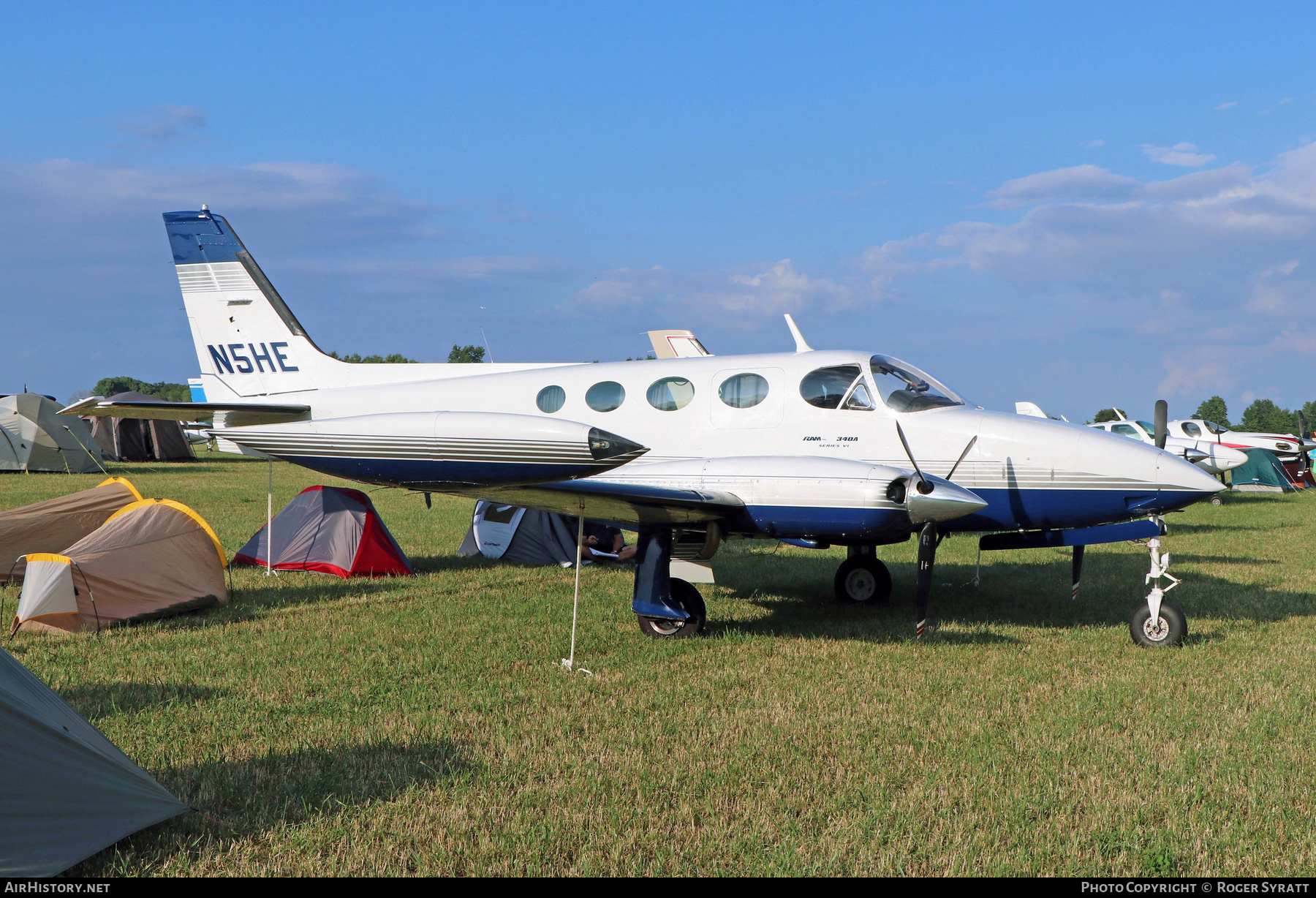 Aircraft Photo of N5HE | Cessna 340A | AirHistory.net #599920