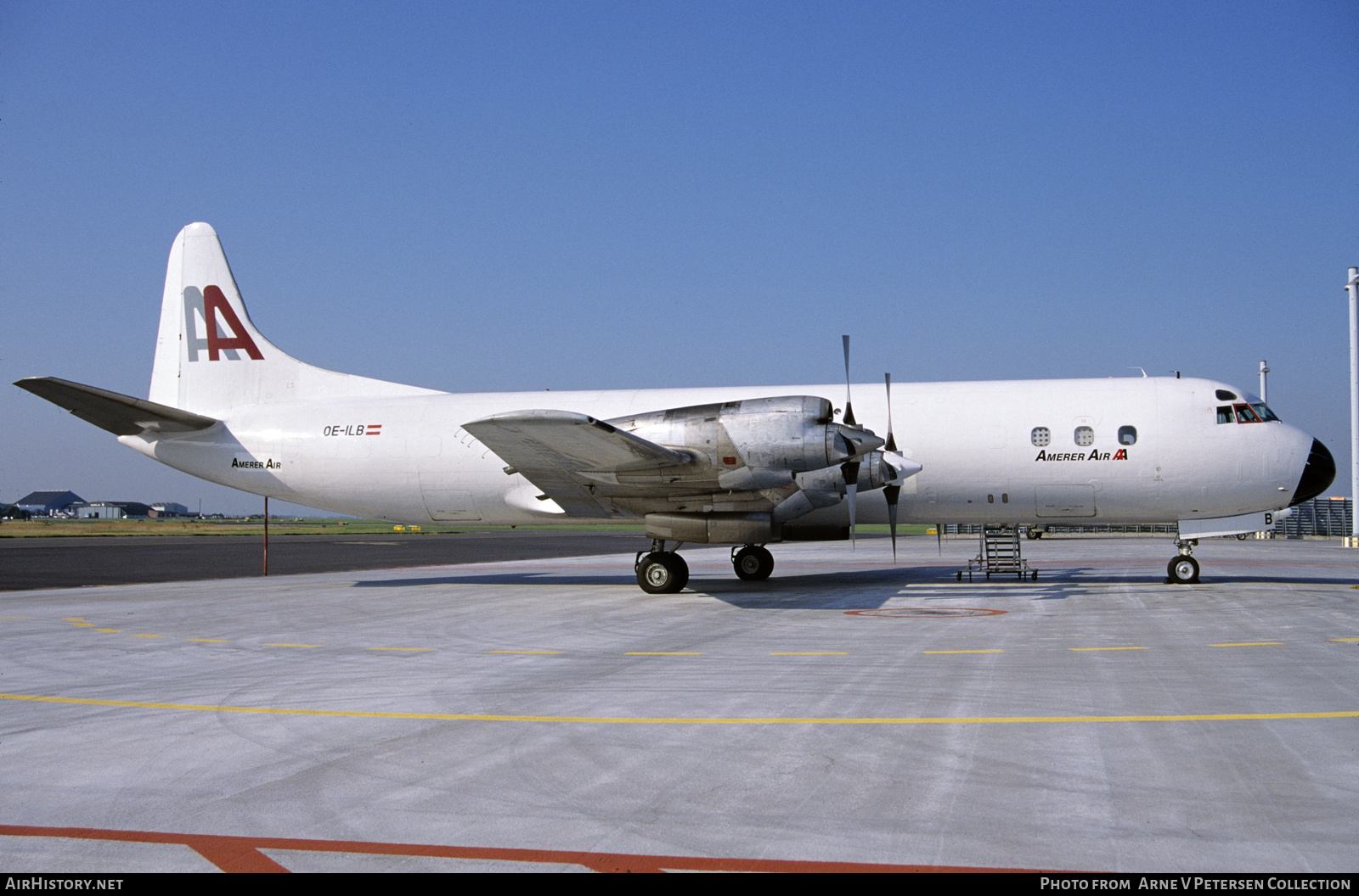 Aircraft Photo of OE-ILB | Lockheed L-188A(F) Electra | Amerer Air | AirHistory.net #599935