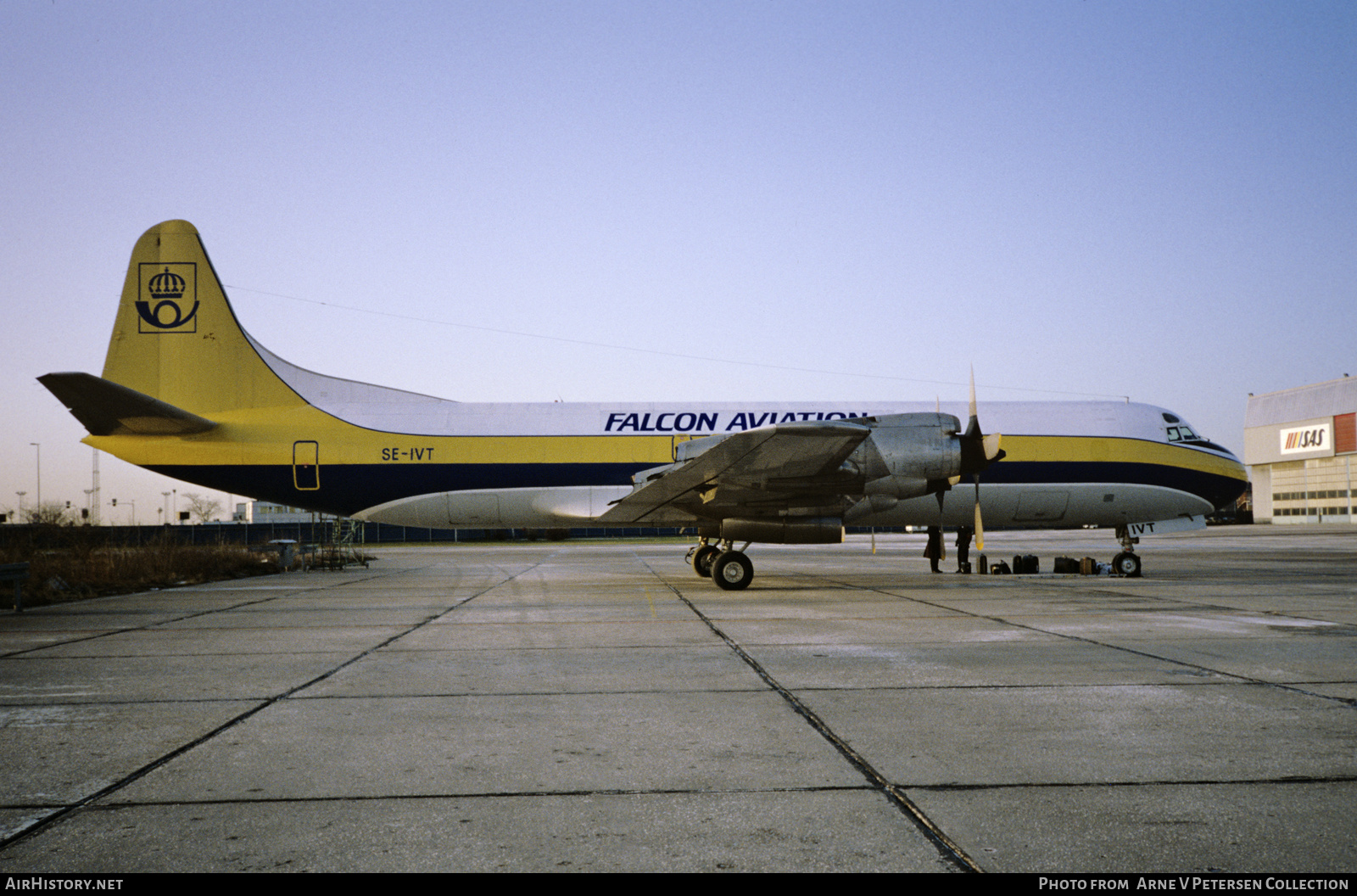 Aircraft Photo of SE-IVT | Lockheed L-188C(F) Electra | Falcon Aviation | AirHistory.net #599980