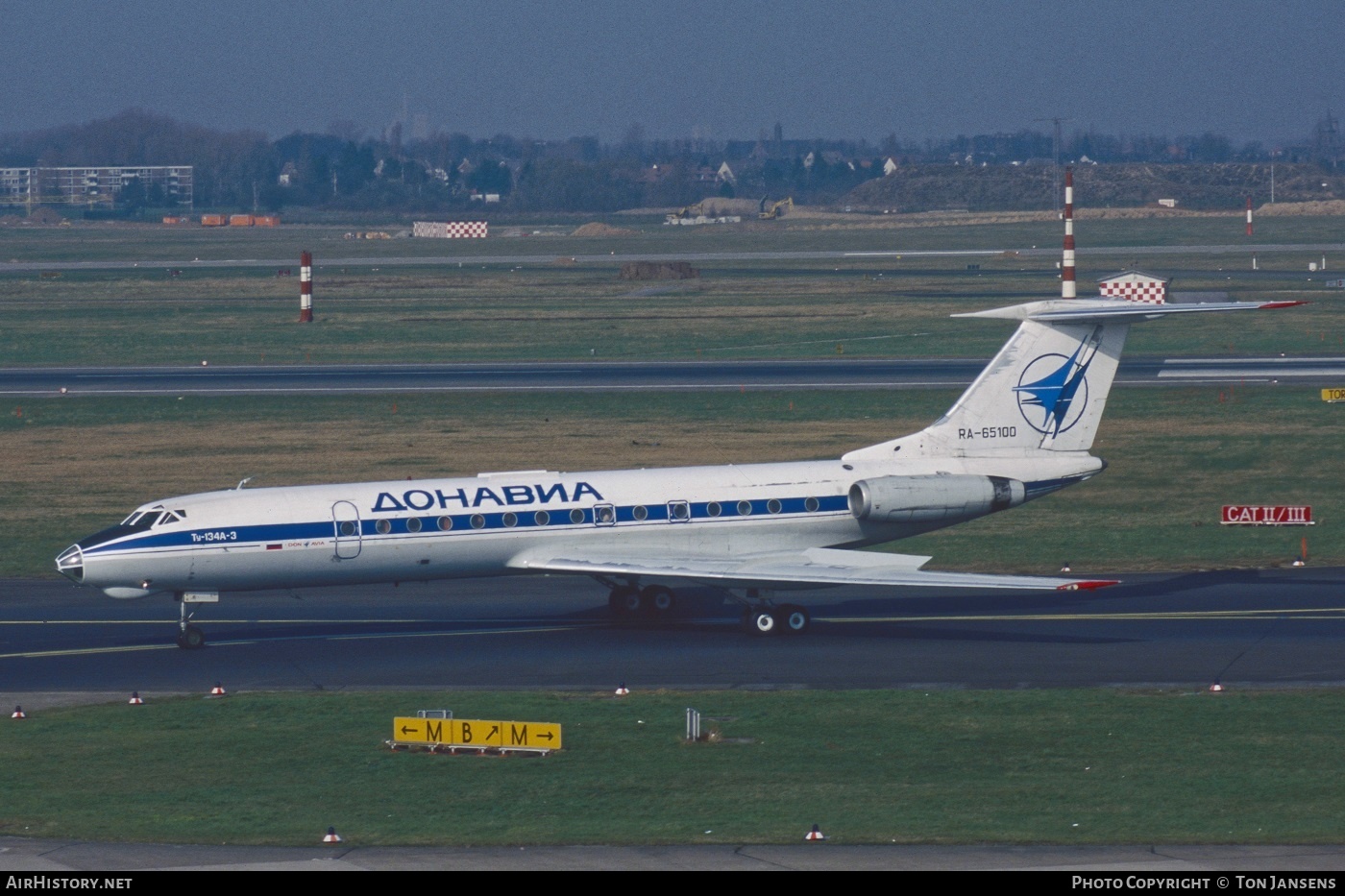 Aircraft Photo of RA-65100 | Tupolev Tu-134A-3 | Donavia | AirHistory.net #600001