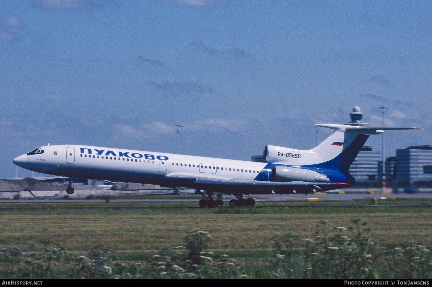 Aircraft Photo of RA-85658 | Tupolev Tu-154M | Pulkovo Airlines | AirHistory.net #600015