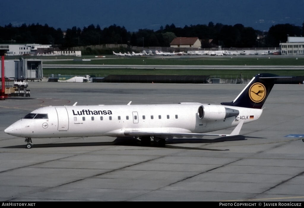 Aircraft Photo of D-ACLK | Canadair CRJ-100ER (CL-600-2B19) | Lufthansa | AirHistory.net #600026