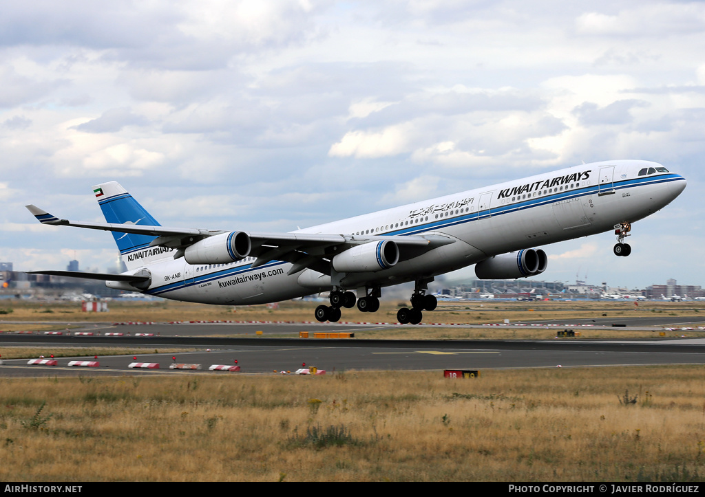 Aircraft Photo of 9K-ANB | Airbus A340-313 | Kuwait Airways | AirHistory.net #600033