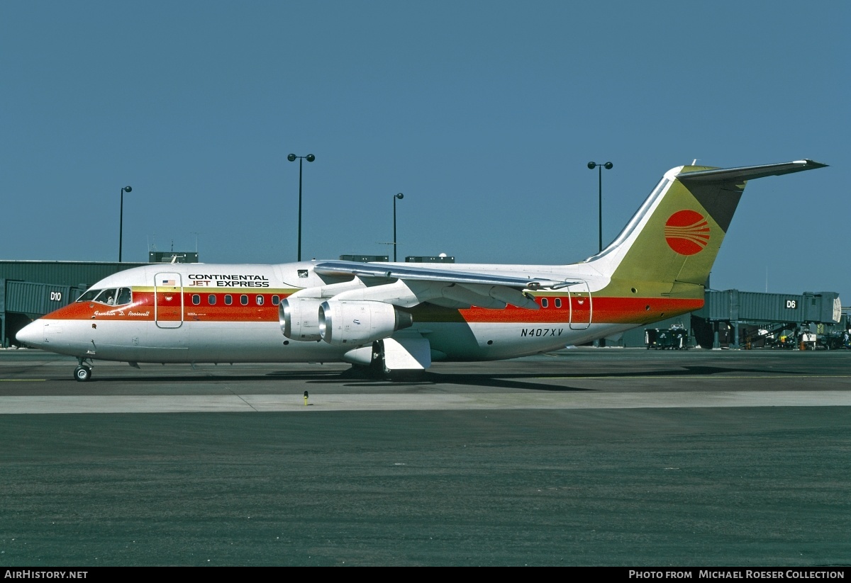 Aircraft Photo of N407XV | British Aerospace BAe-146-200 | Continental Jet Express | AirHistory.net #600061