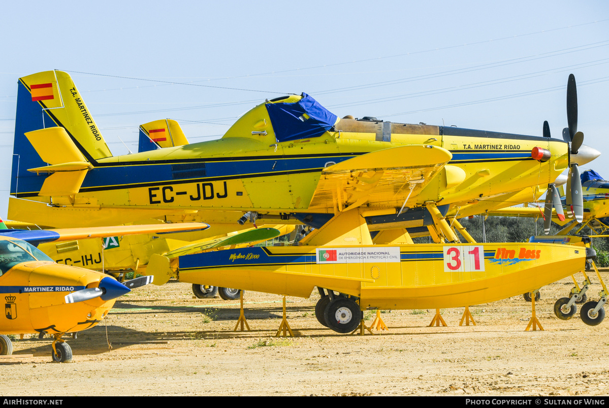 Aircraft Photo of EC-JDJ | Air Tractor AT-802F Fire Boss (AT-802A) | Martínez Ridao Aviación | AirHistory.net #600066