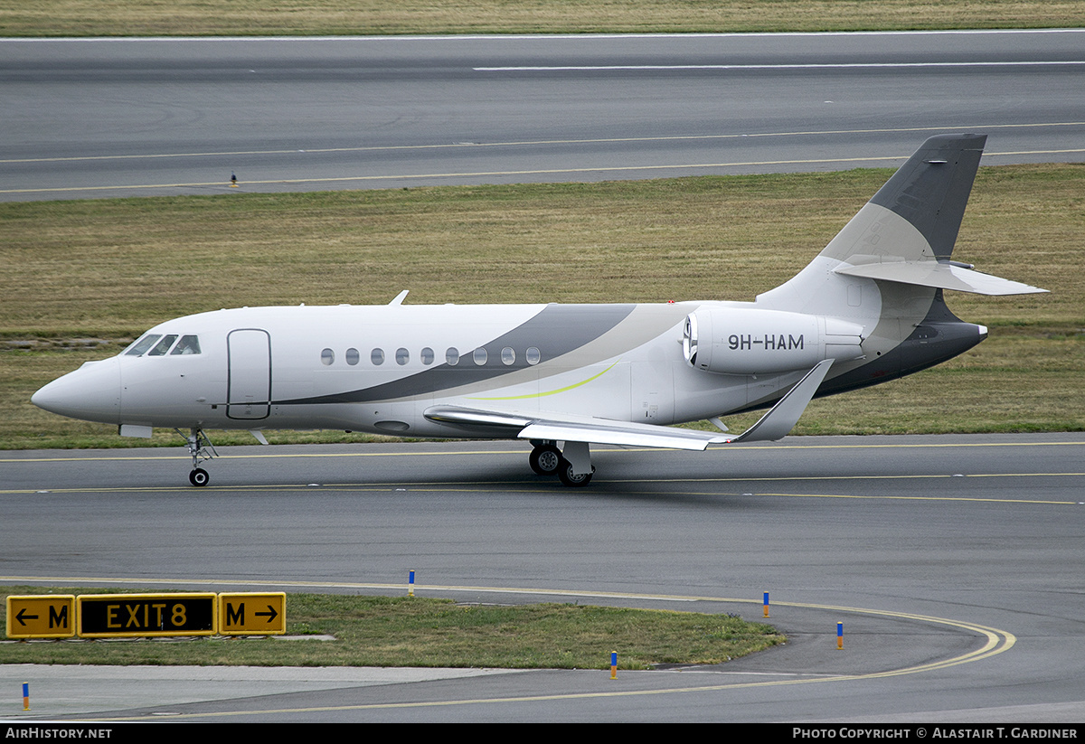 Aircraft Photo of 9H-HAM | Dassault Falcon 2000LX | AirHistory.net #600079