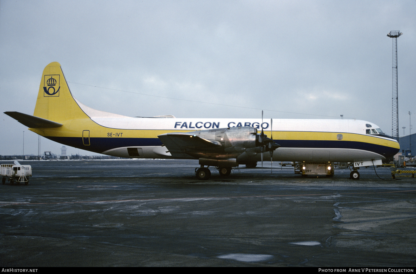 Aircraft Photo of SE-IVT | Lockheed L-188C(F) Electra | Falcon Cargo | AirHistory.net #600094