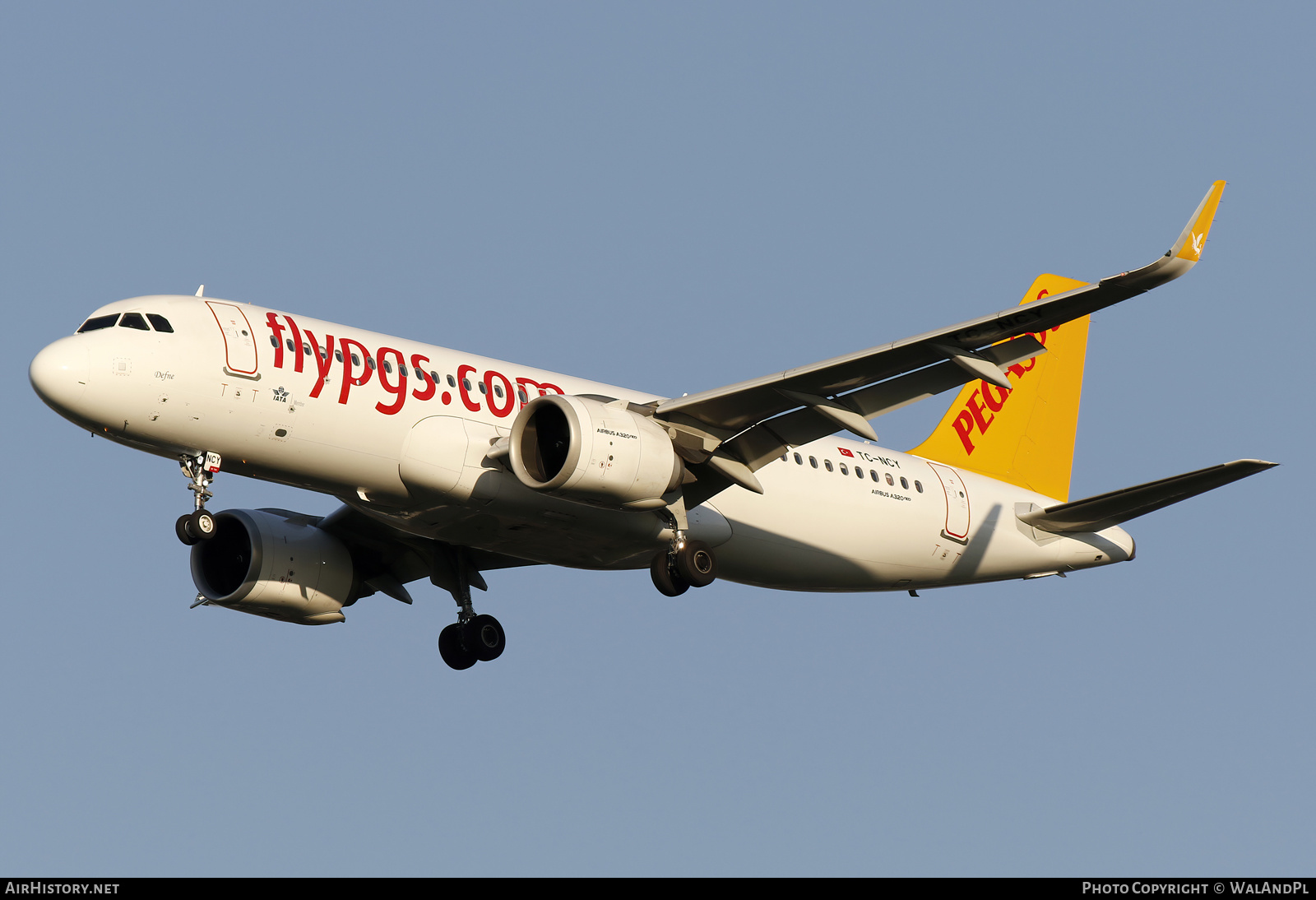 Aircraft Photo of TC-NCY | Airbus A320-251N | Pegasus Airlines | AirHistory.net #600101