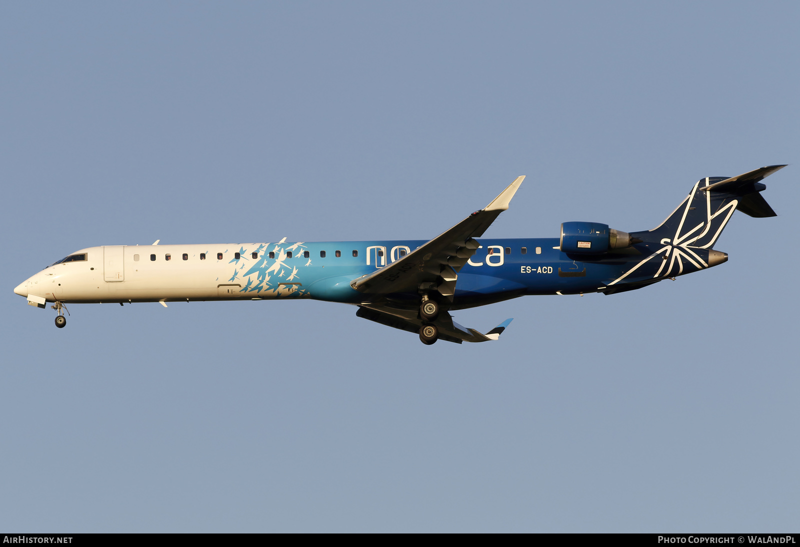Aircraft Photo of ES-ACD | Bombardier CRJ-900ER (CL-600-2D24) | Nordica | AirHistory.net #600111