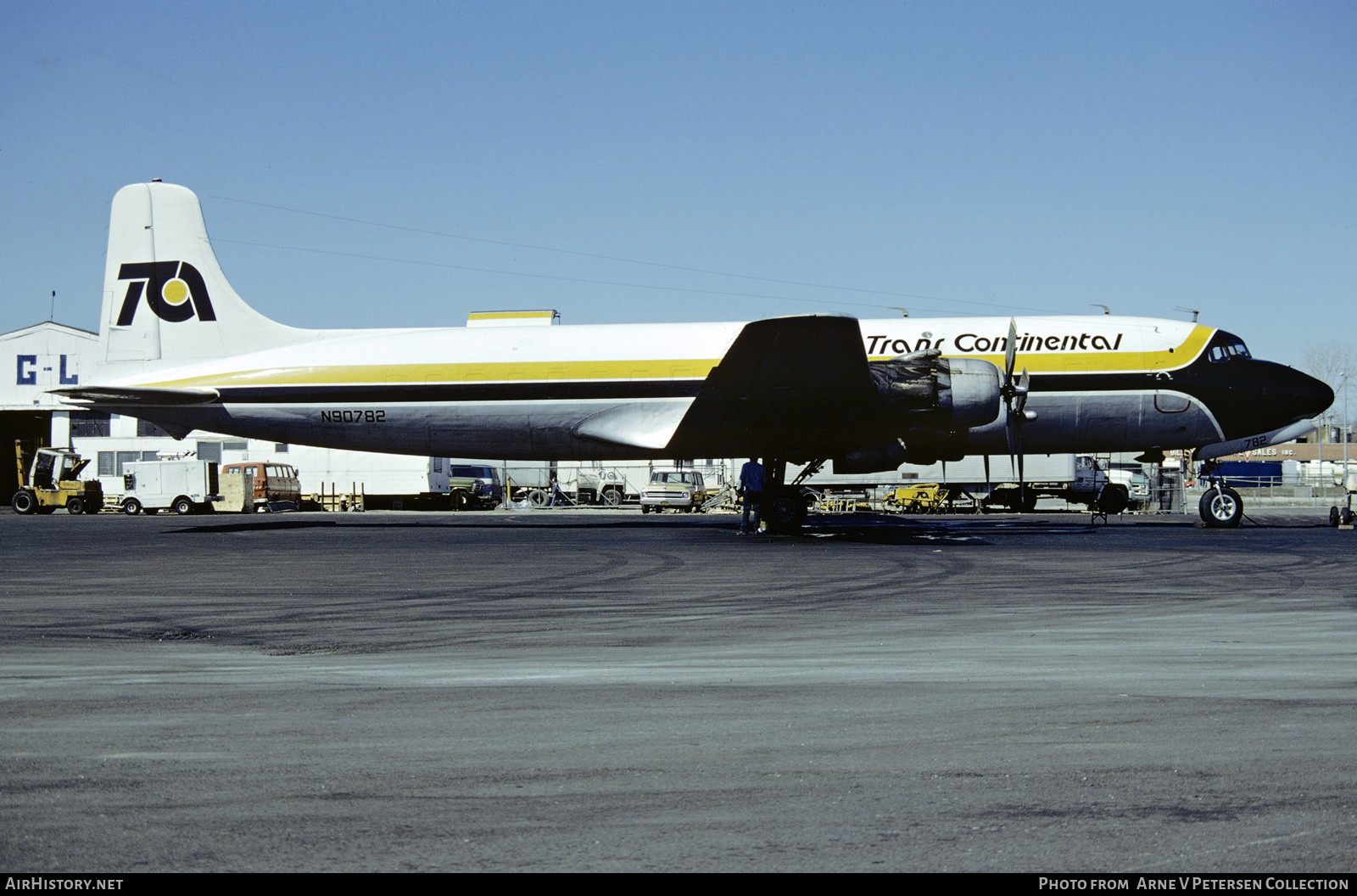 Aircraft Photo of N90782 | Douglas DC-6A | Trans Continental Airlines | AirHistory.net #600127