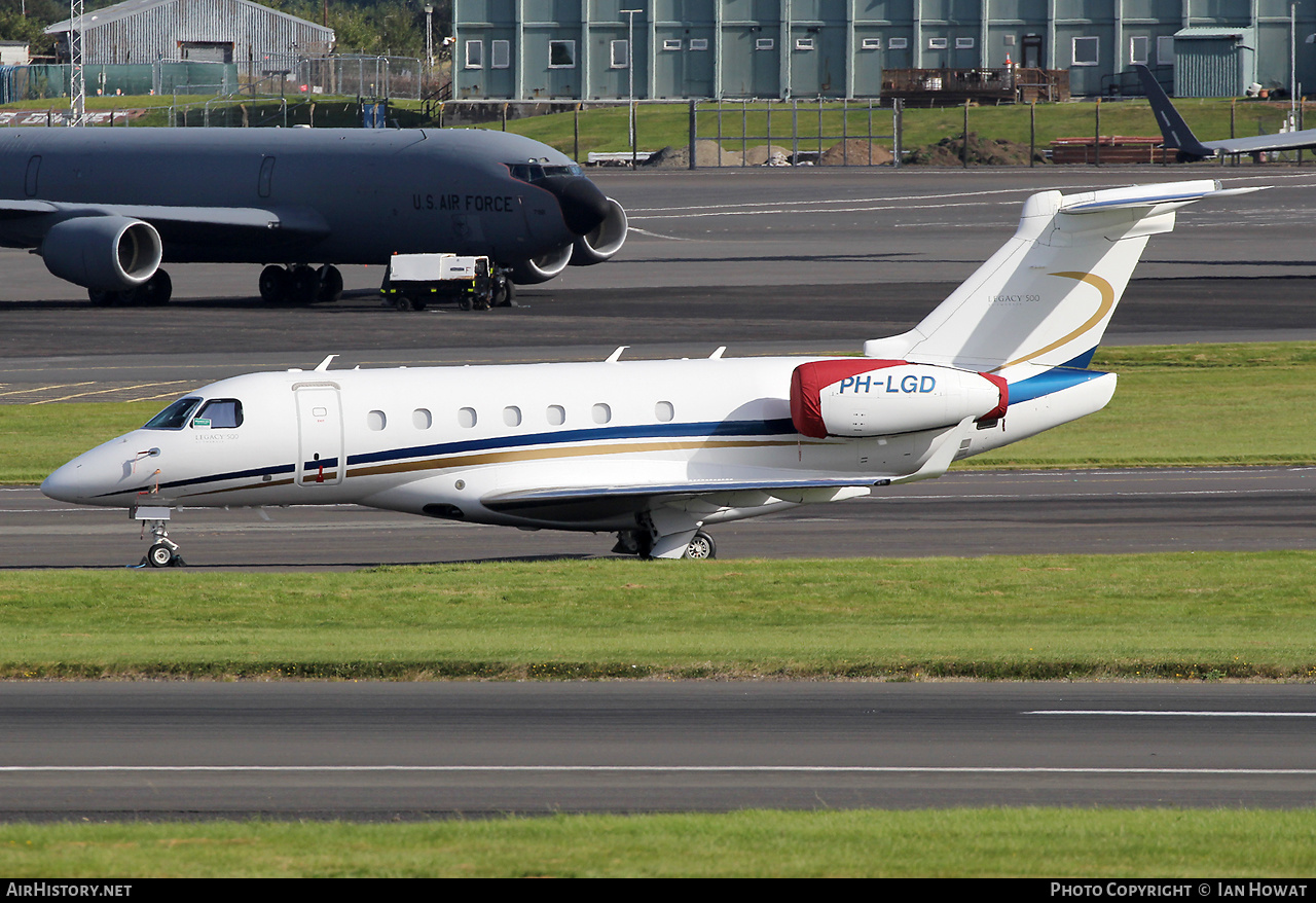 Aircraft Photo of PH-LGD | Embraer EMB-550 Legacy 500 | AirHistory.net #600134