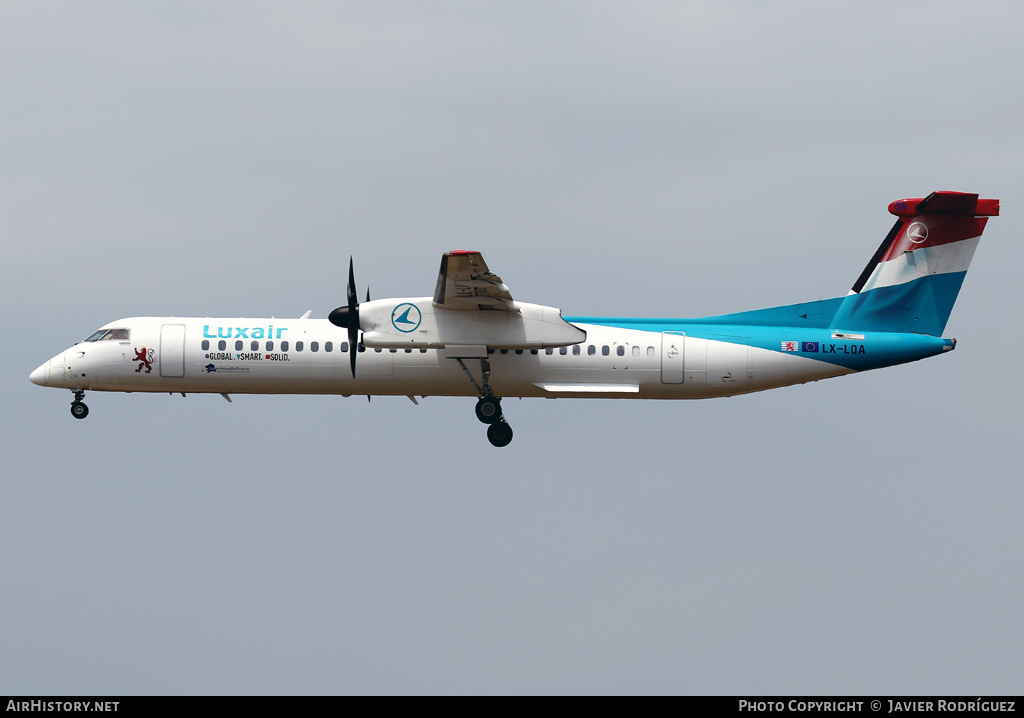 Aircraft Photo of LX-LQA | Bombardier DHC-8-402 Dash 8 | Luxair | AirHistory.net #600143