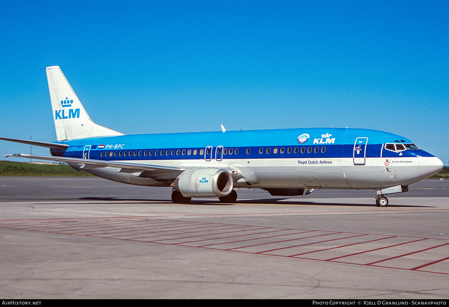 Aircraft Photo of PH-BPC | Boeing 737-4Y0 | KLM - Royal Dutch Airlines | AirHistory.net #600193