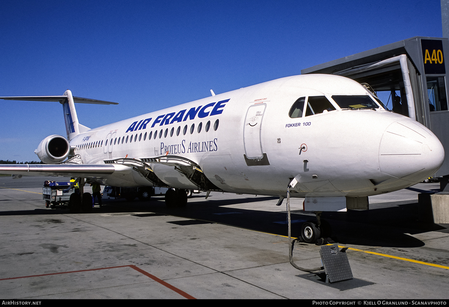 Aircraft Photo of F-GPNK | Fokker 100 (F28-0100) | Air France | AirHistory.net #600199