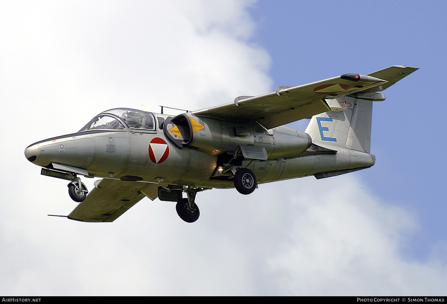 Aircraft Photo of BE-35 / E blue | Saab 105OE | Austria - Air Force | AirHistory.net #600205