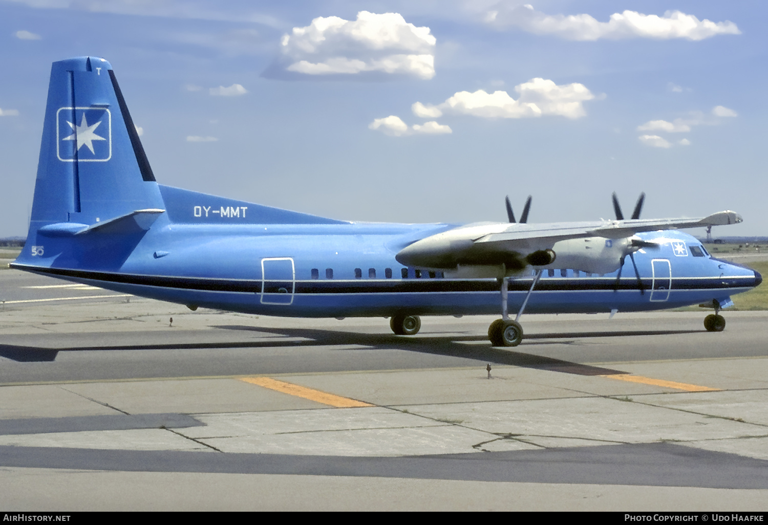 Aircraft Photo of OY-MMT | Fokker 50 | Maersk Air | AirHistory.net #600218