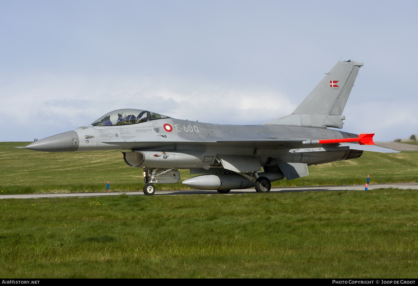 Aircraft Photo of E-600 | General Dynamics F-16AM Fighting Falcon | Denmark - Air Force | AirHistory.net #600234
