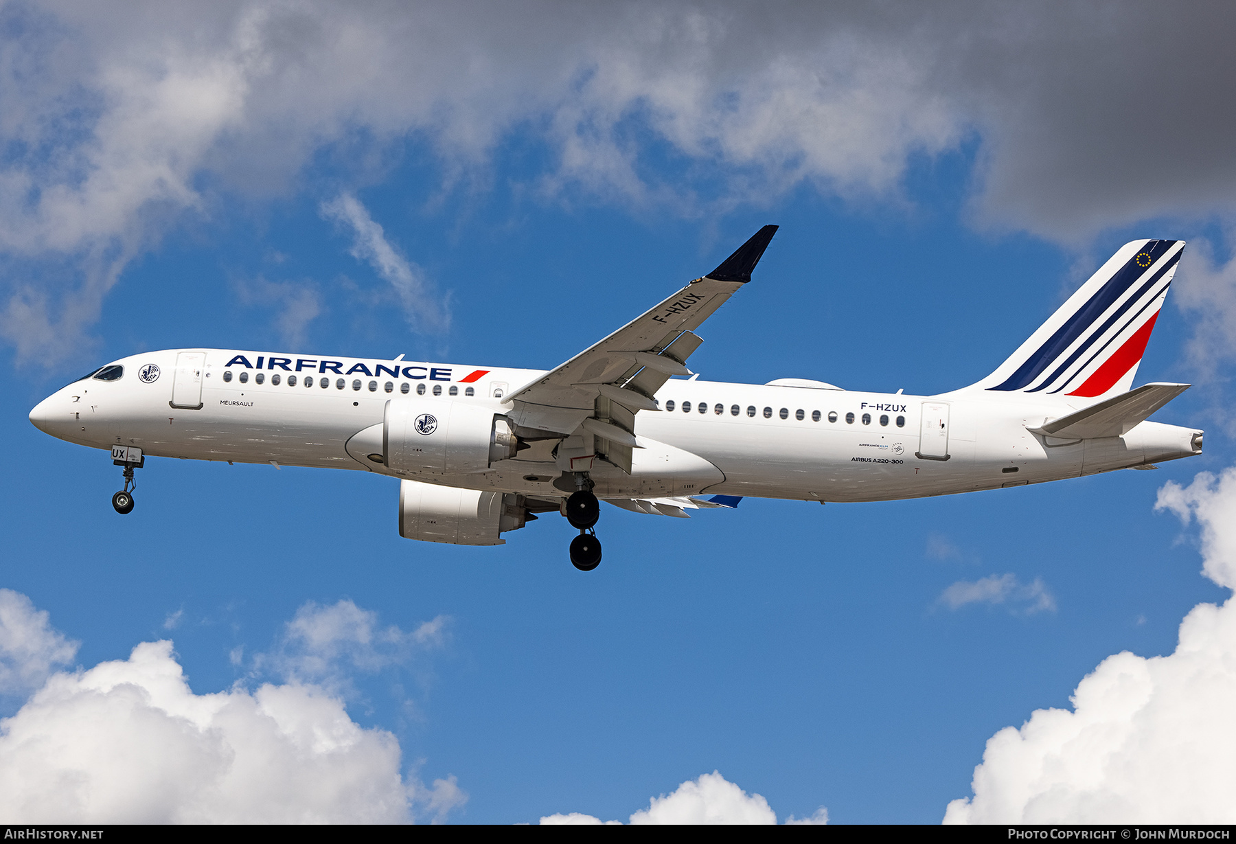 Aircraft Photo of F-HZUX | Airbus A220-371 (BD-500-1A11) | Air France | AirHistory.net #600247