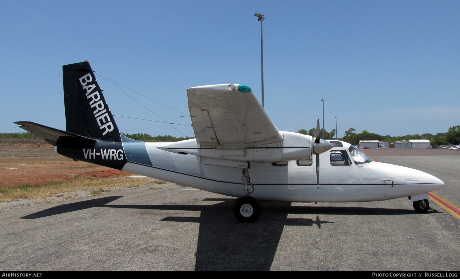 Aircraft Photo of VH-WRG | Rockwell 500S Shrike Commander | Barrier Air | AirHistory.net #600279