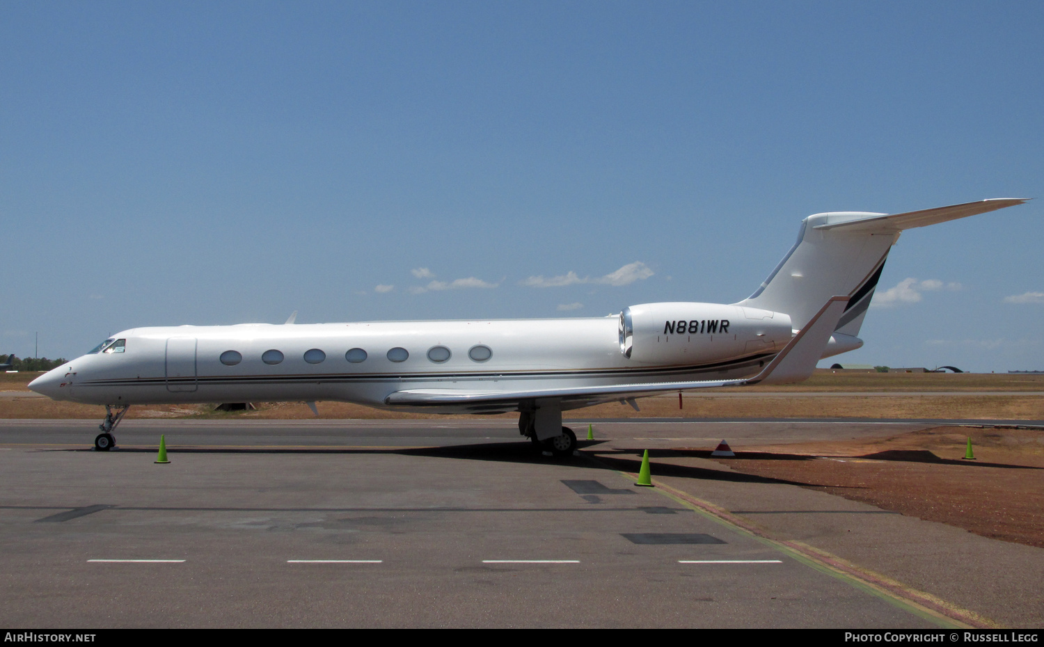 Aircraft Photo of N881WR | Gulfstream Aerospace G-V-SP Gulfstream G550 | AirHistory.net #600281