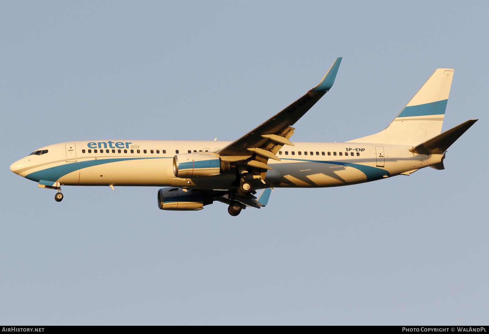 Aircraft Photo of SP-ENP | Boeing 737-8AS | Enter Air | AirHistory.net #600310